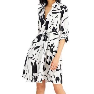 INC nwt geometric shirt dress